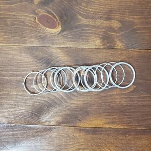 SILVER BANGLES